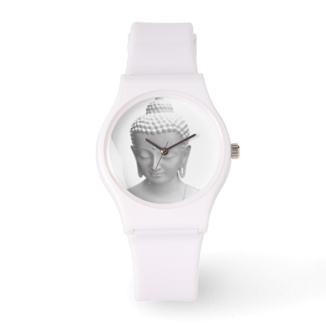 Buddha White Armbanduhr (Vorderseite)