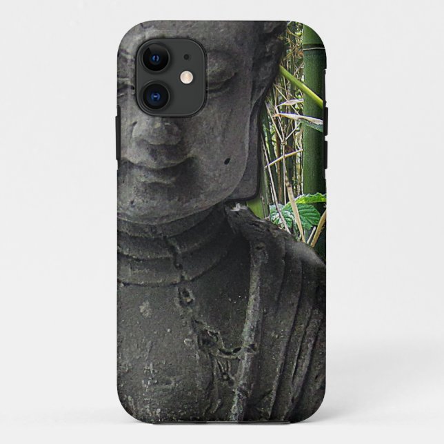 Buddha with bamboo Case-Mate iPhone hülle (Rückseite)