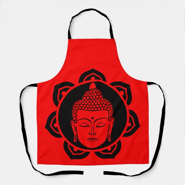 Buddha-Wohngestaltung Schürze (Vorderseite)