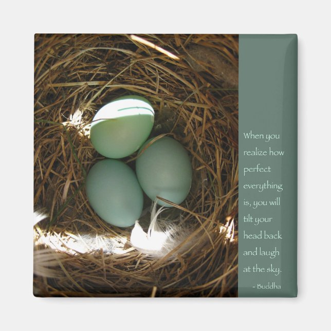 Buddha Worte der Weisheit Magnet (Vorne)