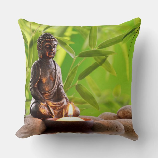 Buddha Zen Kissen (Vorderseite)