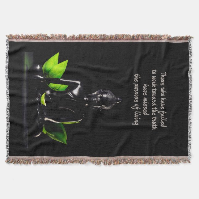 Buddha Zitat 1 Werfer Decke (Vorderseite)