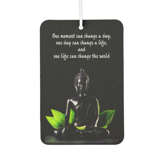 Buddha Zitat 2 Friseur Autolufterfrischer (Vorderseite)