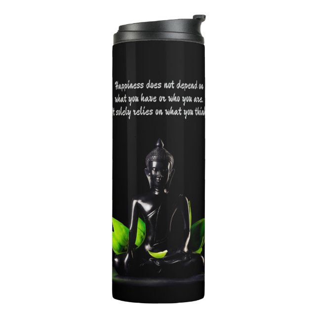 Buddha Zitat 4 Thermaltumor Thermosbecher (Nach links gedreht)