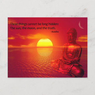 Buddha Zitat Inspirationsspirituell Postkarte