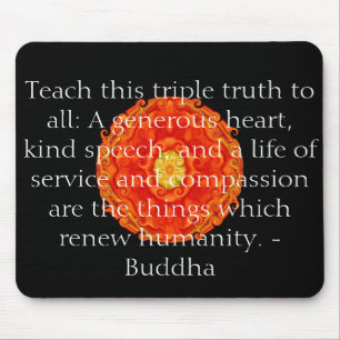 Buddha-Zitat inspirieren motivierend Mousepad