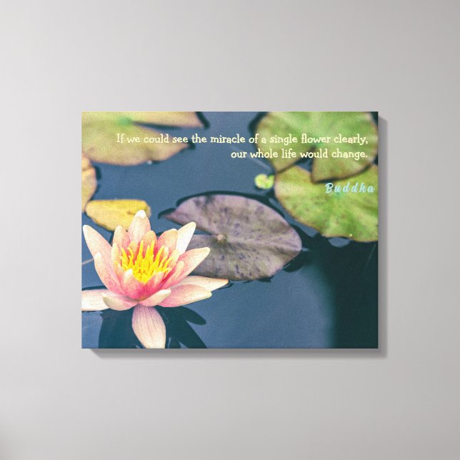 Buddha Zitat Leinwanddruck (Vorderseite)