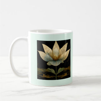 Buddha Zitat über Meinungen Menschen GOLD Lotus Kaffeetasse