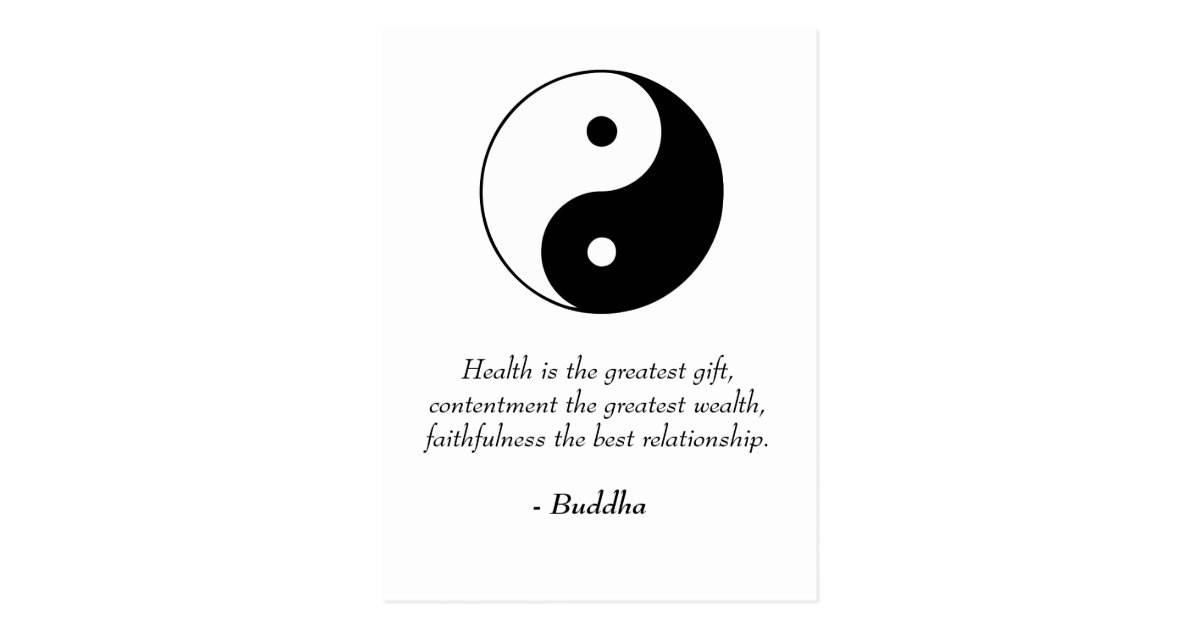 Buddha Zitate Gesundheit Zufriedenheit Treue Postkarte Zazzle Ch