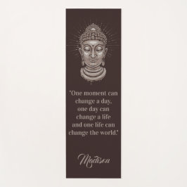 Buddha zitiert umschaltbare Yogamatte des