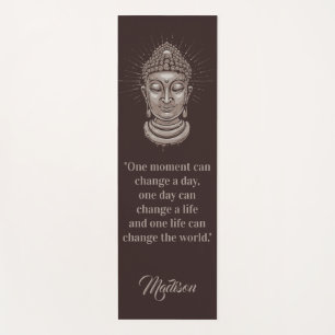 Buddha zitiert umschaltbare Yogamatte des