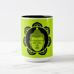 Buddha Zuhause und Leben Zweifarbige Tasse