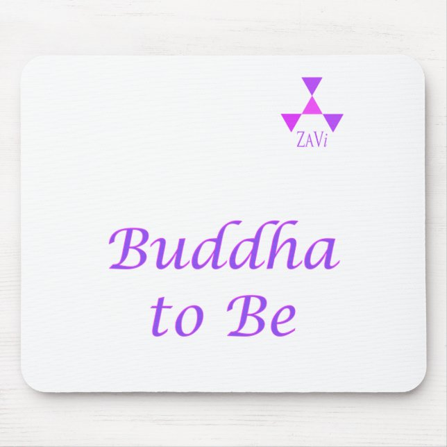 Buddha, zum Mausunterlage zu sein Mousepad (Vorne)