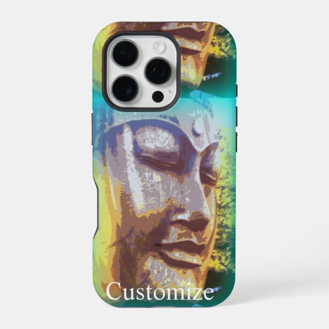 Buddhagesicht iPhone 16 Pro Hülle (Rückseite)