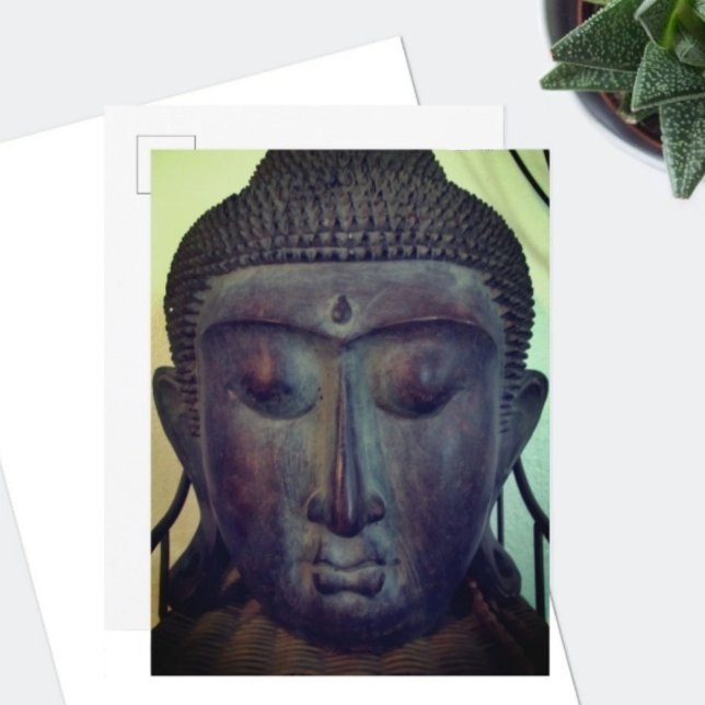 Buddhagesicht Postkarte (Von Creator hochgeladen)