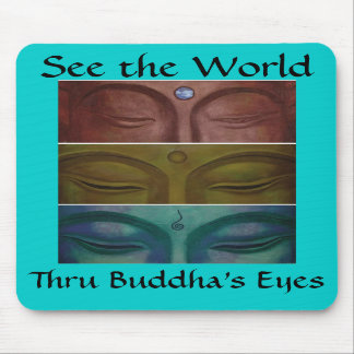 Buddhas Augen Mousepad