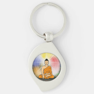 Buddhas Erleuchtung Dharma Wheel Metal Schlüsselan Schlüsselanhänger