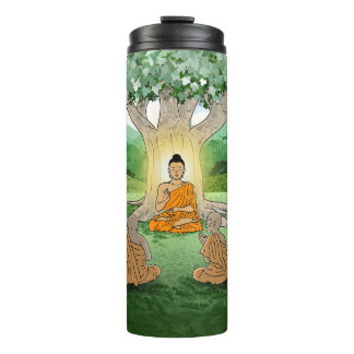 Buddhas erster Predigt Tumbler Thermosbecher