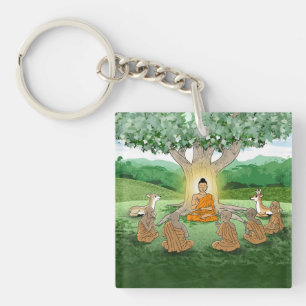 Buddhas erster Schlüsselanhänger für die Lehre der