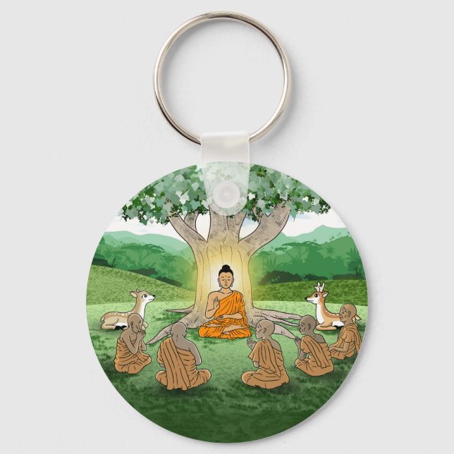 Buddhas erster Schlüsselanhänger für die Lehre der (Vorderseite)