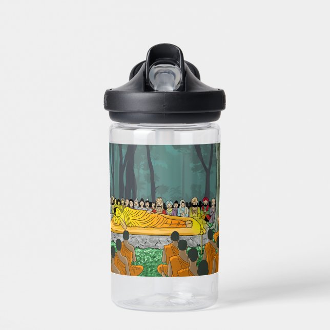 Buddhas Final Nirvana Trinkflasche (Vorne)