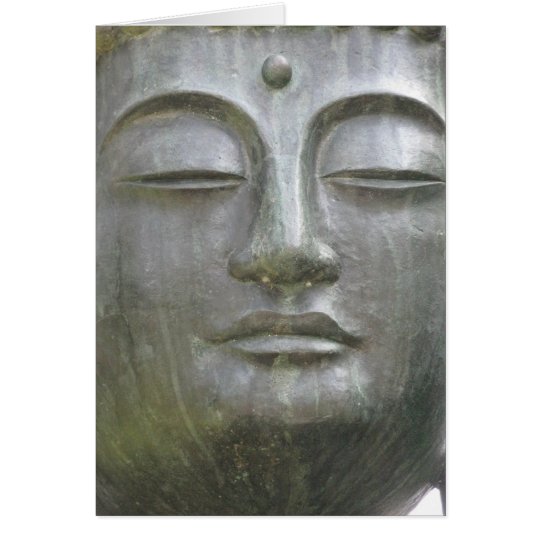 Buddhas Gesichts-Karte Karte