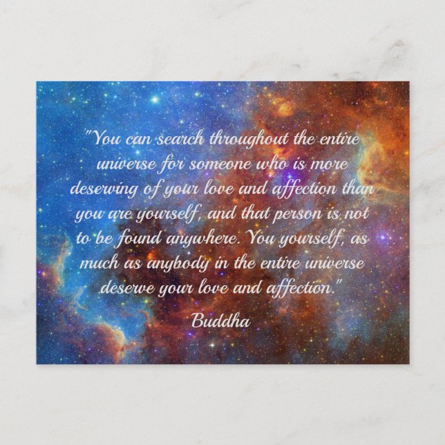 Buddhas glückliche Weisheit-Postkarte Postkarte (Vorderseite)