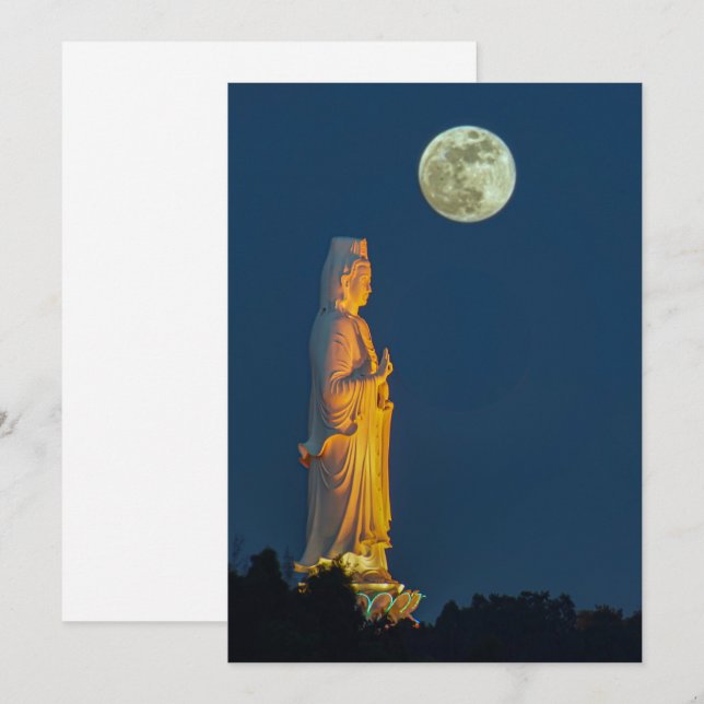 Buddhas Leben, Meditation und Mitgefühl Feiertagskarte (Vorne/Hinten)