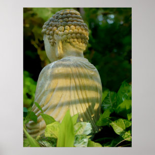 Buddhas Rücken Poster
