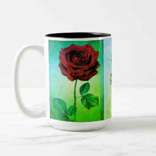 BuddhaToday V1 #13 Zen-Tasse - Buddha-Rose  Zweifarbige Tasse