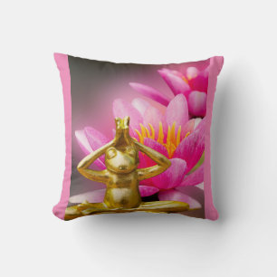 BuddhaToday V3 Flowering Frog #2 Zitat Kissen