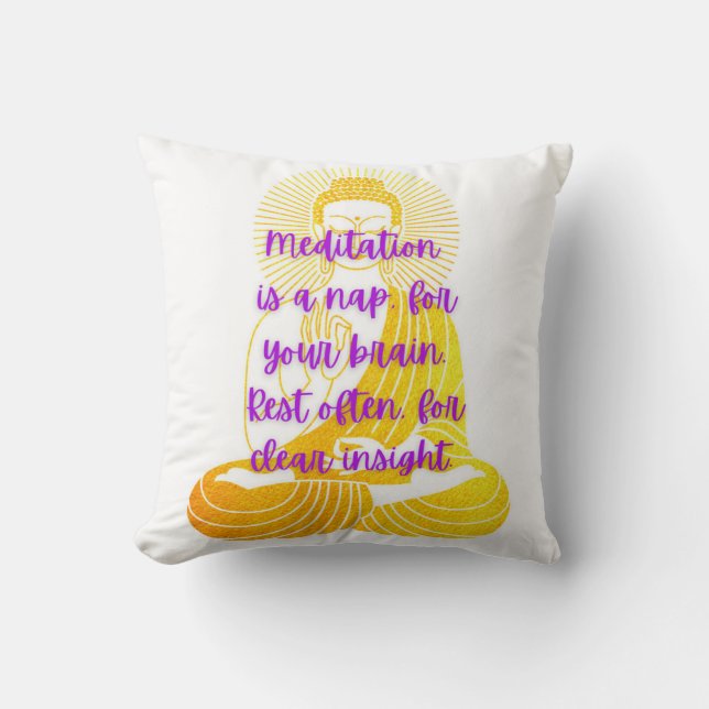 BuddhaToday V4 Peace Pillows #2 - Throw Kissen (Vorderseite)