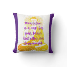 BuddhaToday V4 Peace Pillows #3 - Throw Kissen