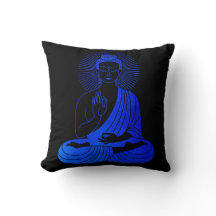 BuddhaToday V5 Peace Pillow #1 - Midnight Buddha