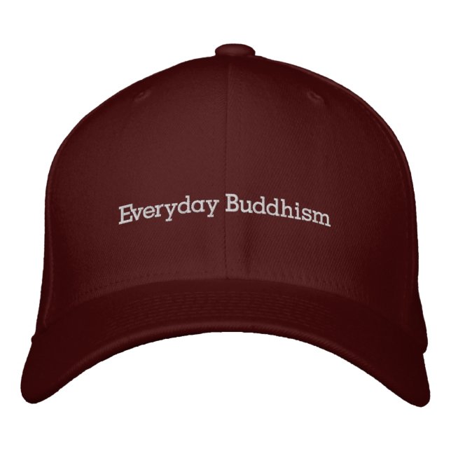 Buddhismus Baseball Cap Bestickte Baseballkappe (Vorderseite)