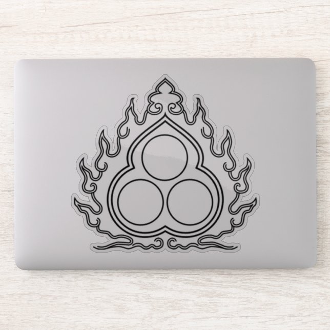 Buddhismus Die drei Juwelen Aufkleber (Computer)