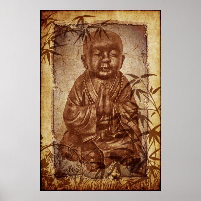 Buddhismus Monk Poster (Vorne)