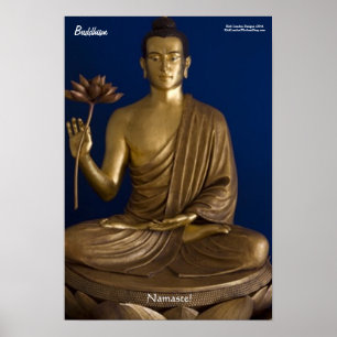 Buddhismus "Namaste" Kunstdruck Poster