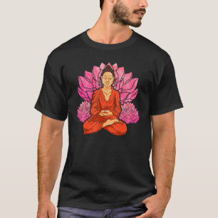 Buddhismus Spirituelle Meditation Lotus Blume Budd T-Shirt
