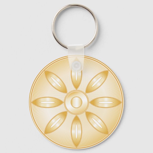 Buddhismus-Symbol Schlüsselanhänger (Vorderseite)