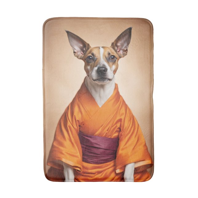 Buddhist Brazilian Terrier Badematte (Vorderseite Vertikal)