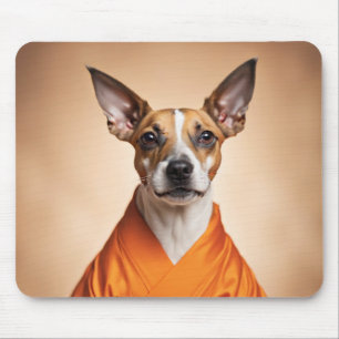 Buddhist Brazilian Terrier Mousepad