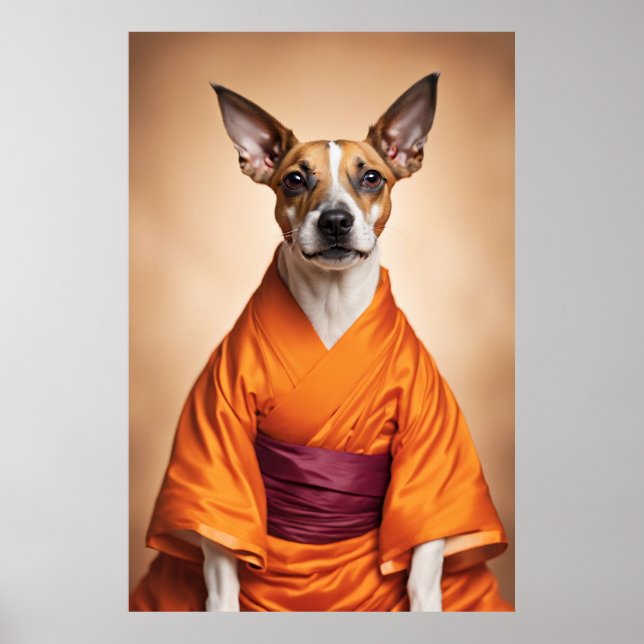 Buddhist Brazilian Terrier Poster (Vorne)