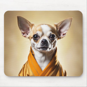 Buddhist Chihuahua Mousepad