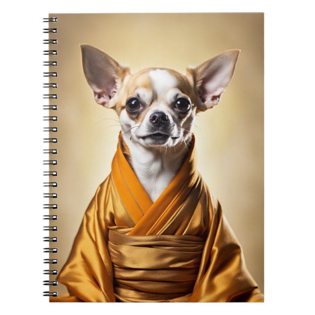 Buddhist Chihuahua Notizblock (Vorderseite)