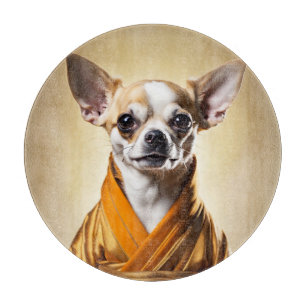 Buddhist Chihuahua Schneidebrett