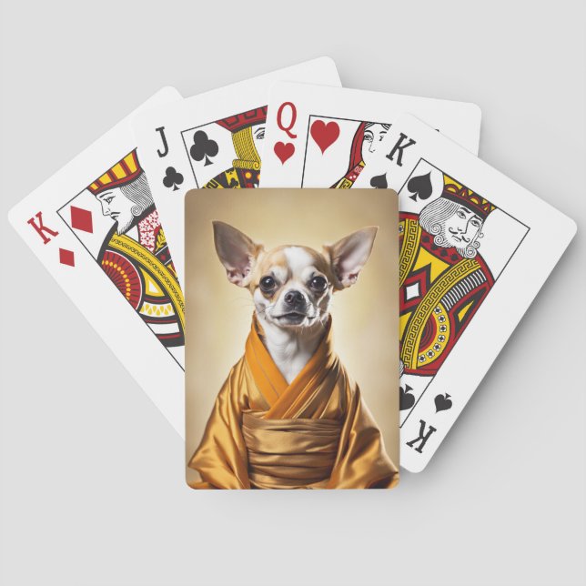 Buddhist Chihuahua Spielkarten (Rückseite)