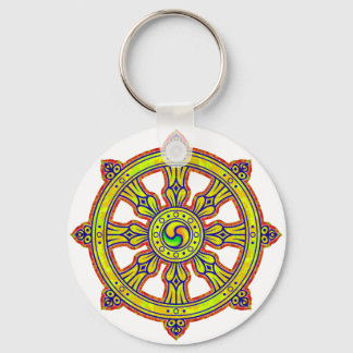 Buddhist Dharma Chakra Schlüsselanhänger