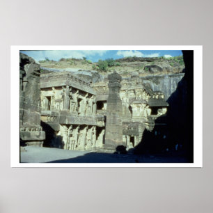 Buddhist-, Jainist- und Hinduhöhlen bei Ellora, Poster