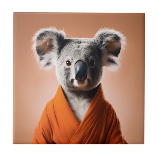 Buddhist Koala Fliese (Vorderseite)